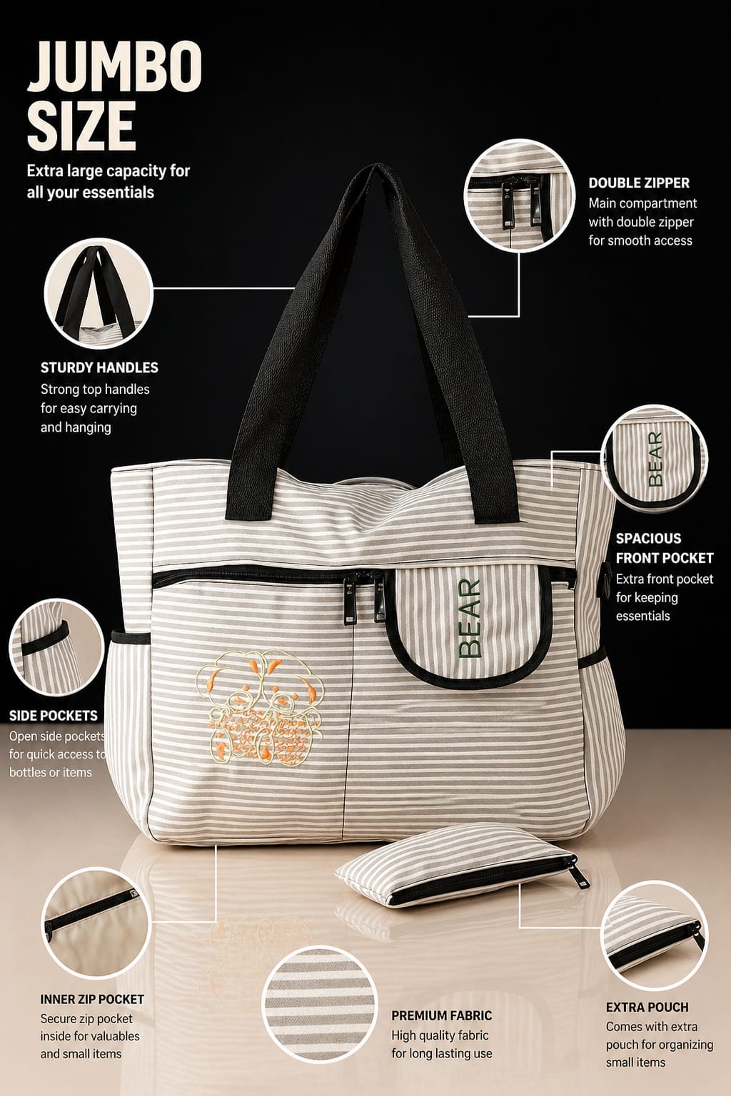 Jumbo size Mother bag